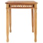 vidaXL Mesa de comedor de jardín madera maciza de teca 120x65x80 cm vidaXL Mesa de comedor de jardín madera maciza de teca 120x65x80 cm