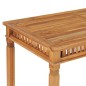 vidaXL Mesa de comedor de jardín madera maciza de teca 120x65x80 cm vidaXL Mesa de comedor de jardín madera maciza de teca 120x65x80 cm