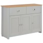 vidaXL Aparador gris 112x35x81 cm vidaXL Aparador gris 112x35x81 cm