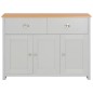vidaXL Aparador gris 112x35x81 cm vidaXL Aparador gris 112x35x81 cm