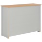 vidaXL Aparador gris 112x35x81 cm vidaXL Aparador gris 112x35x81 cm