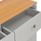 vidaXL Aparador gris 112x35x81 cm vidaXL Aparador gris 112x35x81 cm