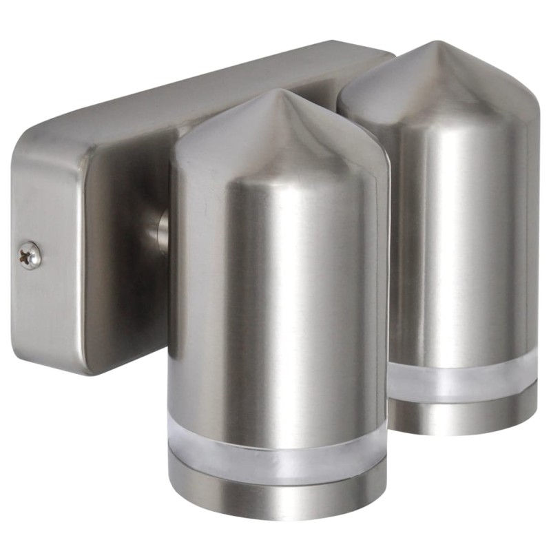 Aplique de pared cónico, LED e inoxidable Aplique de pared cónico, LED e inoxidable