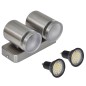 Aplique de pared cónico, LED e inoxidable Aplique de pared cónico, LED e inoxidable