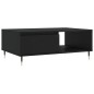 vidaXL Mesa de centro madera de ingeniería negro 90x60x35 cm vidaXL Mesa de centro madera de ingeniería negro 90x60x35 cm