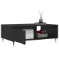 vidaXL Mesa de centro madera de ingeniería negro 90x60x35 cm vidaXL Mesa de centro madera de ingeniería negro 90x60x35 cm