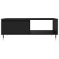 vidaXL Mesa de centro madera de ingeniería negro 90x60x35 cm vidaXL Mesa de centro madera de ingeniería negro 90x60x35 cm