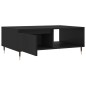 vidaXL Mesa de centro madera de ingeniería negro 90x60x35 cm vidaXL Mesa de centro madera de ingeniería negro 90x60x35 cm