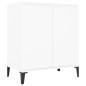 vidaXL Aparador de madera contrachapada blanco 60x35x70 cm vidaXL Aparador de madera contrachapada blanco 60x35x70 cm