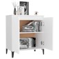 vidaXL Aparador de madera contrachapada blanco 60x35x70 cm vidaXL Aparador de madera contrachapada blanco 60x35x70 cm
