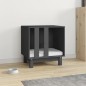 vidaXL Caseta para perros madera maciza de pino gris 50x40x52 cm vidaXL Caseta para perros madera maciza de pino gris 50x40x52 cm