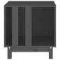 vidaXL Caseta para perros madera maciza de pino gris 50x40x52 cm vidaXL Caseta para perros madera maciza de pino gris 50x40x52 cm