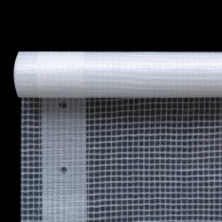 vidaXL Lona impermeable 260 g/m² 4x2 m blanca