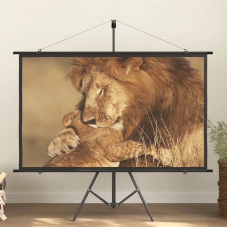 vidaXL Pantalla de proyección con trípode 72" 16:9