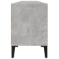 vidaXL Mueble de TV madera contrachapada gris hormigón 150x30x44,5 cm