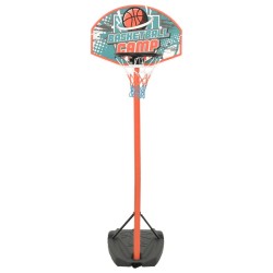 vidaXL Juego de baloncesto portátil ajustable 180-230 cm