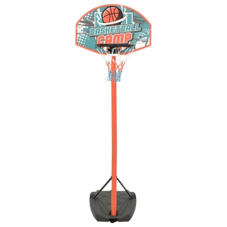 vidaXL Juego de baloncesto portátil ajustable 180-230 cm