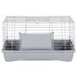 vidaXL Jaula para hámster polipropileno y metal gris 58x32x31 cm vidaXL Jaula para hámster polipropileno y metal gris 58x32x31 cm
