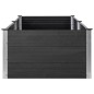 vidaXL Arriate de WPC gris 200x100x54 cm vidaXL Arriate de WPC gris 200x100x54 cm