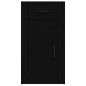 vidaXL Armario de escritorio madera contrachapada negro 40x49x75 cm