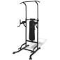 vidaXL Máquina de musculación Power Tower con banco de abdominales vidaXL Máquina de musculación Power Tower con banco de abdominales