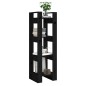 vidaXL Estantería/divisor de espacios madera pino negro 41x35x125 cm vidaXL Estantería/divisor de espacios madera pino negro 41x35x125 cm
