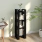 vidaXL Estantería/divisor de espacios madera pino negro 41x35x125 cm vidaXL Estantería/divisor de espacios madera pino negro 41x35x125 cm