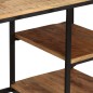 vidaXL Escritorio y taburete plegable madera maciza mango 115x50x76 vidaXL Escritorio y taburete plegable madera maciza mango 115x50x76