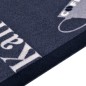 vidaXL Alfombra de cocina lavable Coffee azul 60x180 cm