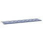vidaXL Cojín de banco de jardín tela a rayas azul y blanco 200x50x3 cm vidaXL Cojín de banco de jardín tela a rayas azul y blanco 200x50x3 cm