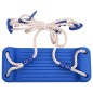 vidaXL Columpio con escalera de cuerda polietileno azul vidaXL Columpio con escalera de cuerda polietileno azul