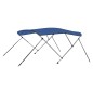 vidaXL Toldo Bimini de 3 arcos azul 183x160x137 cm vidaXL Toldo Bimini de 3 arcos azul 183x160x137 cm