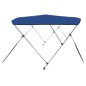 vidaXL Toldo Bimini de 3 arcos azul 183x160x137 cm vidaXL Toldo Bimini de 3 arcos azul 183x160x137 cm