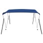 vidaXL Toldo Bimini de 3 arcos azul 183x160x137 cm vidaXL Toldo Bimini de 3 arcos azul 183x160x137 cm