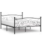 vidaXL Estructura de cama con somier metal negro 200x200 cm vidaXL Estructura de cama con somier metal negro 200x200 cm