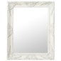 vidaXL Espejo de pared estilo barroco blanco 50x60 cm vidaXL Espejo de pared estilo barroco blanco 50x60 cm