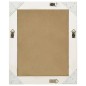 vidaXL Espejo de pared estilo barroco blanco 50x60 cm vidaXL Espejo de pared estilo barroco blanco 50x60 cm