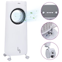vidaXL Humidificador enfriador de aire móvil 2 en 1 80 W