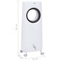 vidaXL Humidificador enfriador de aire móvil 2 en 1 80 W vidaXL Humidificador enfriador de aire móvil 2 en 1 80 W