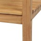 vidaXL Banco de jardín de madera maciza de teca 228 cm vidaXL Banco de jardín de madera maciza de teca 228 cm