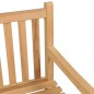 vidaXL Banco de jardín de madera maciza de teca 228 cm vidaXL Banco de jardín de madera maciza de teca 228 cm