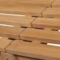 vidaXL Banco de jardín de madera maciza de teca 228 cm vidaXL Banco de jardín de madera maciza de teca 228 cm