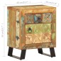 vidaXL Mesita de noche de madera maciza reciclada 40x30x50 cm