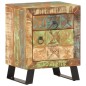 vidaXL Mesita de noche de madera maciza reciclada 40x30x50 cm
