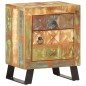 vidaXL Mesita de noche de madera maciza reciclada 40x30x50 cm