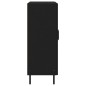 vidaXL Aparador de madera de ingeniería negro 69,5x34x90 cm vidaXL Aparador de madera de ingeniería negro 69,5x34x90 cm