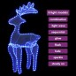 vidaXL Reno de Navidad con malla 306 LED 60x24x89 cm vidaXL Reno de Navidad con malla 306 LED 60x24x89 cm