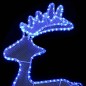 vidaXL Reno de Navidad con malla 306 LED 60x24x89 cm vidaXL Reno de Navidad con malla 306 LED 60x24x89 cm