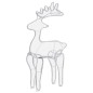 vidaXL Reno de Navidad con malla 306 LED 60x24x89 cm vidaXL Reno de Navidad con malla 306 LED 60x24x89 cm