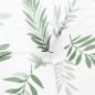 vidaXL Cojines banco jardín 2 uds tela estampado de hojas 200x50x7 cm vidaXL Cojines banco jardín 2 uds tela estampado de hojas 200x50x7 cm